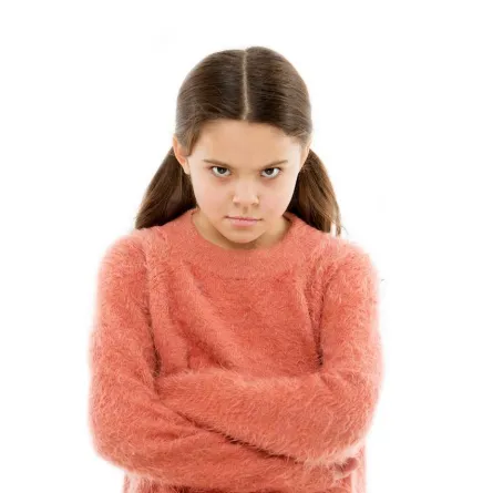 صورة لطفلة قوية الشخصية