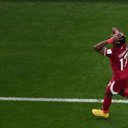 قطر تودع مونديال2022 - الصورة من حساب الفيفا