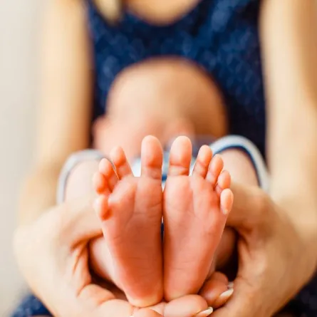 صورة لقدم طفل صغير