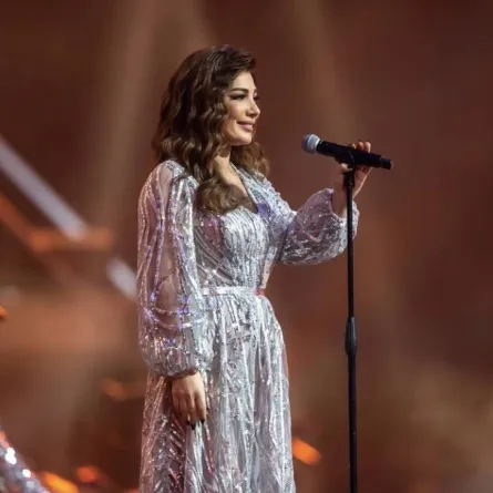 أصالة في ليلة اصالة - الصورة من حساب روتانا لايف على الانستجرام