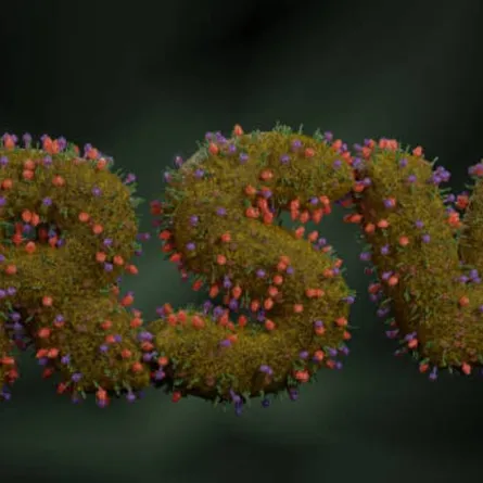 صورة للفيروس المخلوي