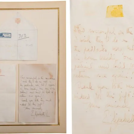 رسالة من الملكة إليزابيث