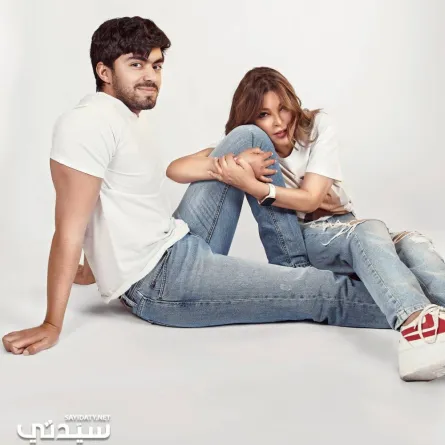 سميرة سعيد وابنها شادي - الصورة من جلسة تصوير خاصة ل سيدتي