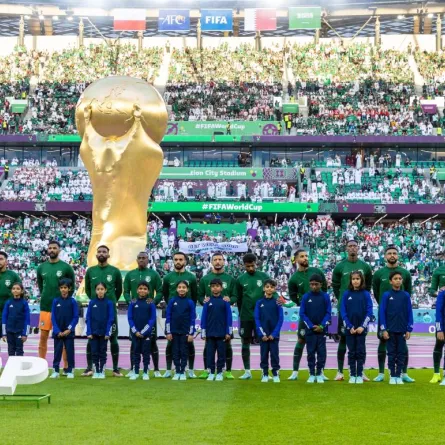 قبل مباراة الحسم.. مواجهات رسمية جمعت بين المنتخب السعودي والمكسيك - الصورة من حساب المنتخب السعودي