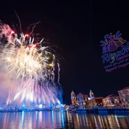  6 فعاليات مائية يحتضنها موسم الرياض 2022 لأول مرة في بوليفارد وورلد  - الصورة من حساب موسم الرياض