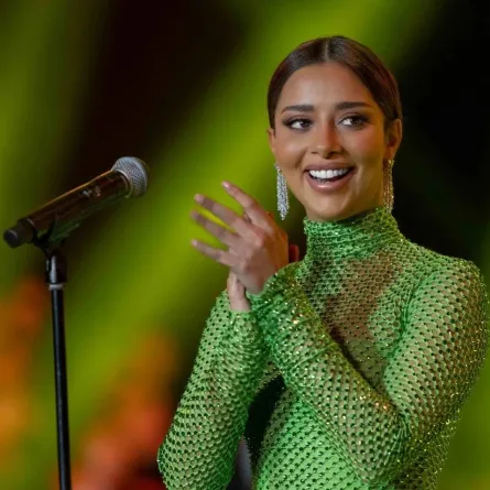 صورة من المركز الاعلامي للفنانة بلقيس 