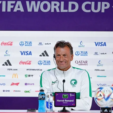 هيرفي رينارد مدرب المنتخب السعودي 