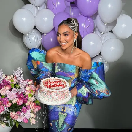 إطلالات نور الغندور في يوم ميلادها- الصورة من حسابها على إنستغرام