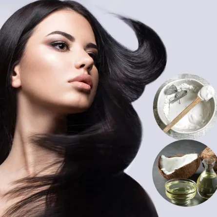 وصفات الطين الأبيض وزيت جوز الهند للعناية بالشعر