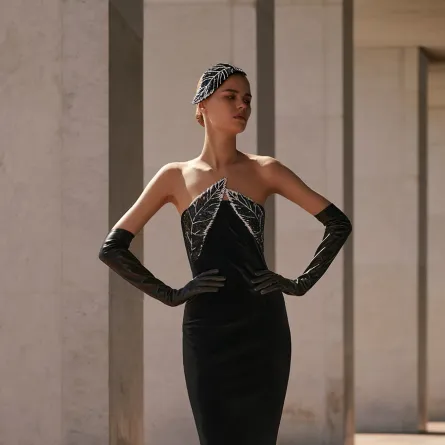 فساتين سهرة باللون الأسود