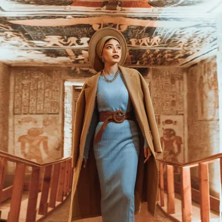 موديلات فساتين صوف للمحجبات