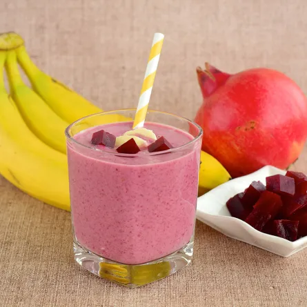 فوائد عصير الشمندر والموز الصحية غير متوقعة