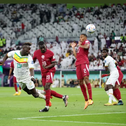 السنغال وقطر- الصورة من حساب كأس العالم 2022 على تويتر 
