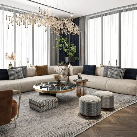 ديكورات مميزة في الصالة