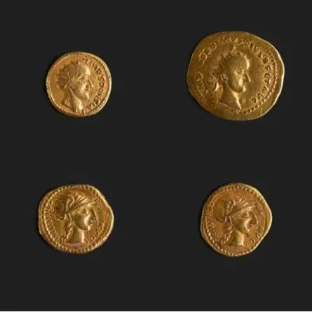 العملة منقوش عليها صورة الإمبراطور - الصورة من الموقع الرسمي لـجامعة UCL ـ London's Global University، ucl.ac.uk،