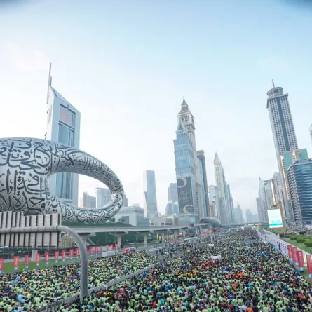 حققت الدورة السادسة من تحدي دبي للياقة نجاحًا باهرًا. الصورة من "وام"