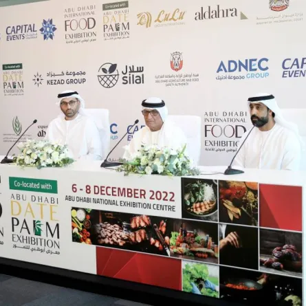 فعاليات النسخة الأولى لمعرض أبوظبي الدولي للأغذية. الصورة من "وام"