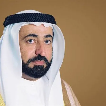 الشيخ الدكتور سلطان بن محمد القاسمي. الصورة من مكتب الشارقة الإعلامي