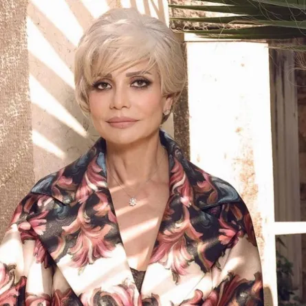 سوسن بدر - الصورة من جلسة تصوير غلاف سيدتي العدد 2177