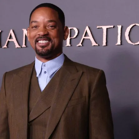  Will Smith poses upon arrival for the European premiere of "Emancipation" at the Vue West End in London on December 2, 2022. ISABEL INFANTES / AFP