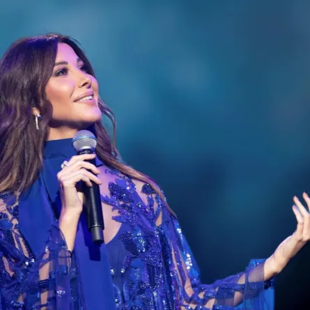 نانسي عجرم في حفل موسم الرياض - الصورة من حساب روتانا لايف على الانستجرام