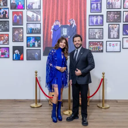 نانسي عجرم ونيشان- الصورة من المركز الاعلامي ل روتانا