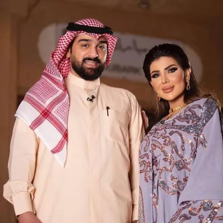 إلهام الفضالة وزوجها الفنان شهاب جوهر - صورة من صفحتها الرسمية على انستغرام