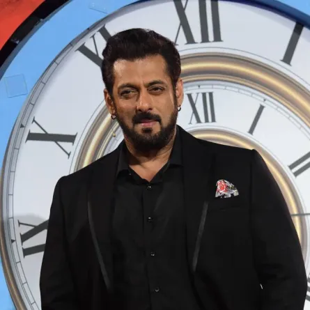  Salman Khan in Mumbai on September 27, 2022. SUJIT JAISWAL / AFP