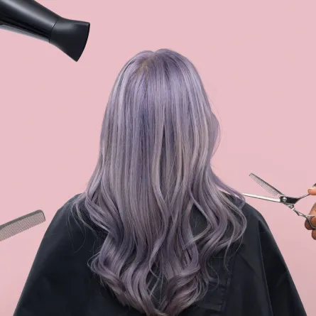 العناية بالشعر المصبوغ بالميش