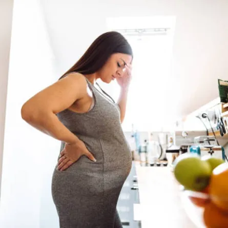 صورة لحامل تشعر بالتعب