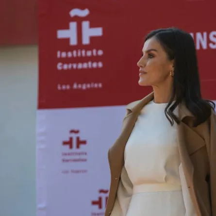 Spain's Queen Letizia attends the inauguration of the Instituto Cervantes in Los Angeles, California on December 13, 2022. Apu GOMES / AFP