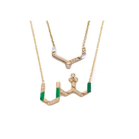 موديلات قلادات حروف ذهب عريبة