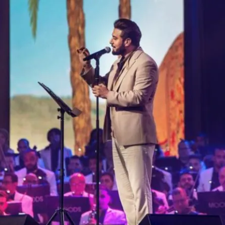 ماجد المهندس الصورة من حساب روتانا لايف على الانستغرام