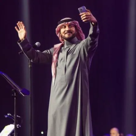 ماجد المهندس الصورة من حساب روتانا لايف  على الانستغرام