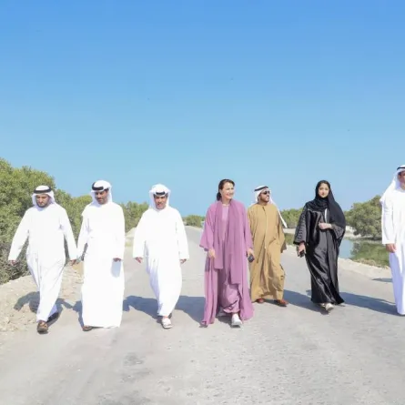  التغير المناخي والبيئة تطلق خارطة الطريق للمشروع الوطني لعزل الكربون. الصورة من "وام"