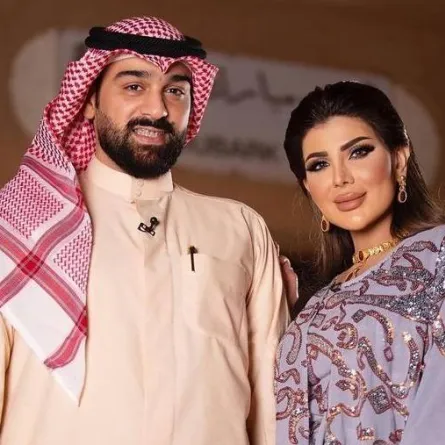 إلهام الفضالة وشهاب جوهر - صورة من صفحتها على انستغرام