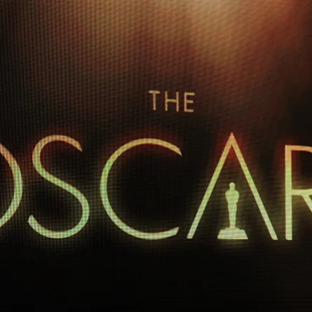 A giant screen shows the Oscar logo, at the 86th Academy Awards nominations announcement, at the Academy of Motion Picture Arts and Sciences, January 16, 2014 in Beverly Hills, California. AFP PHOTO / Robyn BECK Robyn BECK / AFP