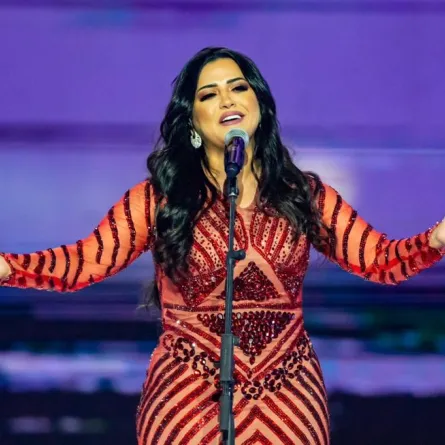 إيمان عبدالغني في ليالي الفنون الخالدة -الصورة من حساب موسم الرياض على تويتر