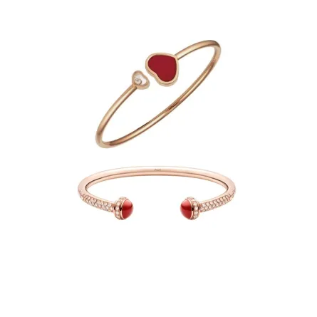 موديلات أساور مزينة بأحجار الكارنيليان