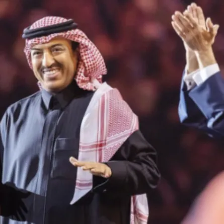 أصيل أبو بكر وعبدالله الرويشد -الصورة من حساب روتانا لايف على روتانا