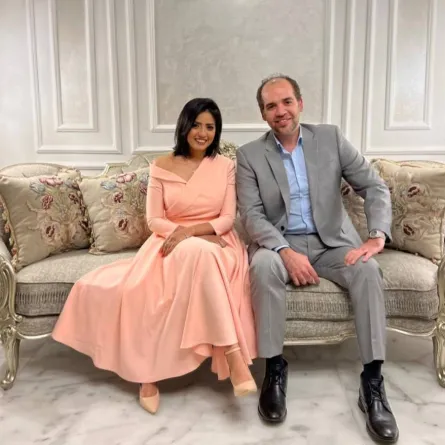 حفل خطوبة سهر الصايغ - الصورة من حسابها على الفيس بوك