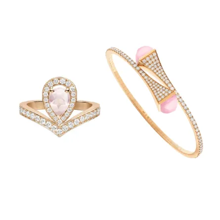 تزيني بمجوهرات مرصوفة بالكوارتز لإطلالة ساحرة في سهرات شتاء 2023