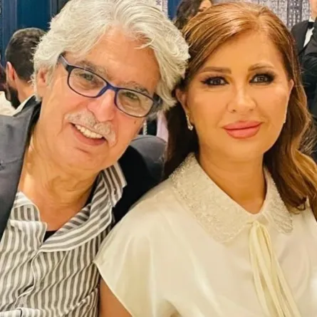 عباس النوري وزوجته عنود خالد- الصورة من حسابه على انستغرام 