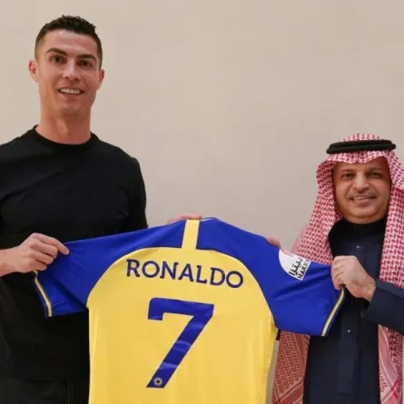 جماهير النصر تستقبل كريستيانو رونالدو غدا- الصورة من حساب نادي النصر السعودي على تويتر