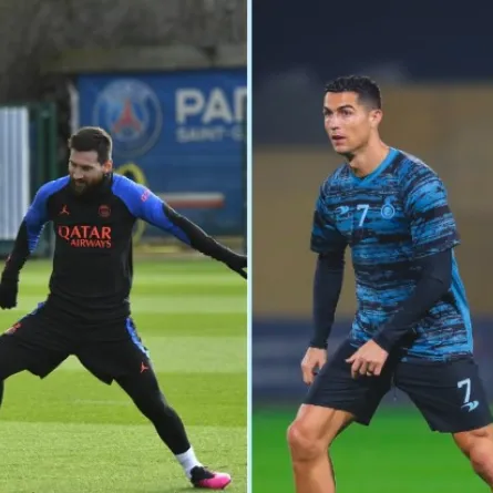 ميسي يواجه رونالدو وديا في كأس موسم الرياض 19 يناير