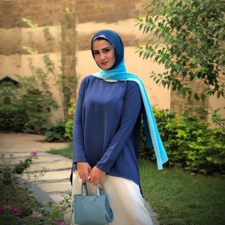 هاجر طارق بإطلالة مريحة - الصورة من حسابها على الانستغرام