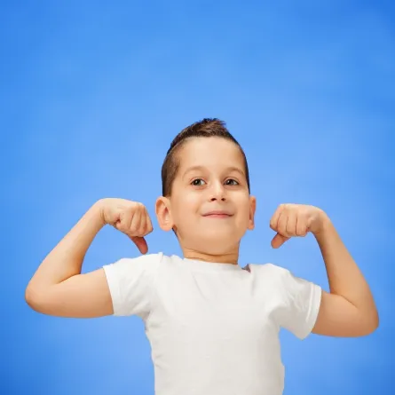 صورة لطفل سعيد