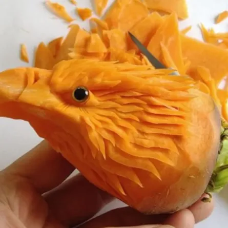 نحت الخضراوات والفواكه