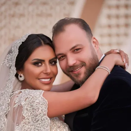 عقد قران هاجر الشرنوبي وأحمد الجابري - الصورة من إدارة أعمال هاجر الشرنوبي