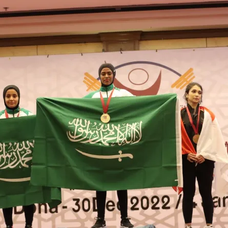  34 ميدالية للمنتخب السعودي لرفع الأثقال في افتتاح بطولتي غرب آسيا وكأس قطر